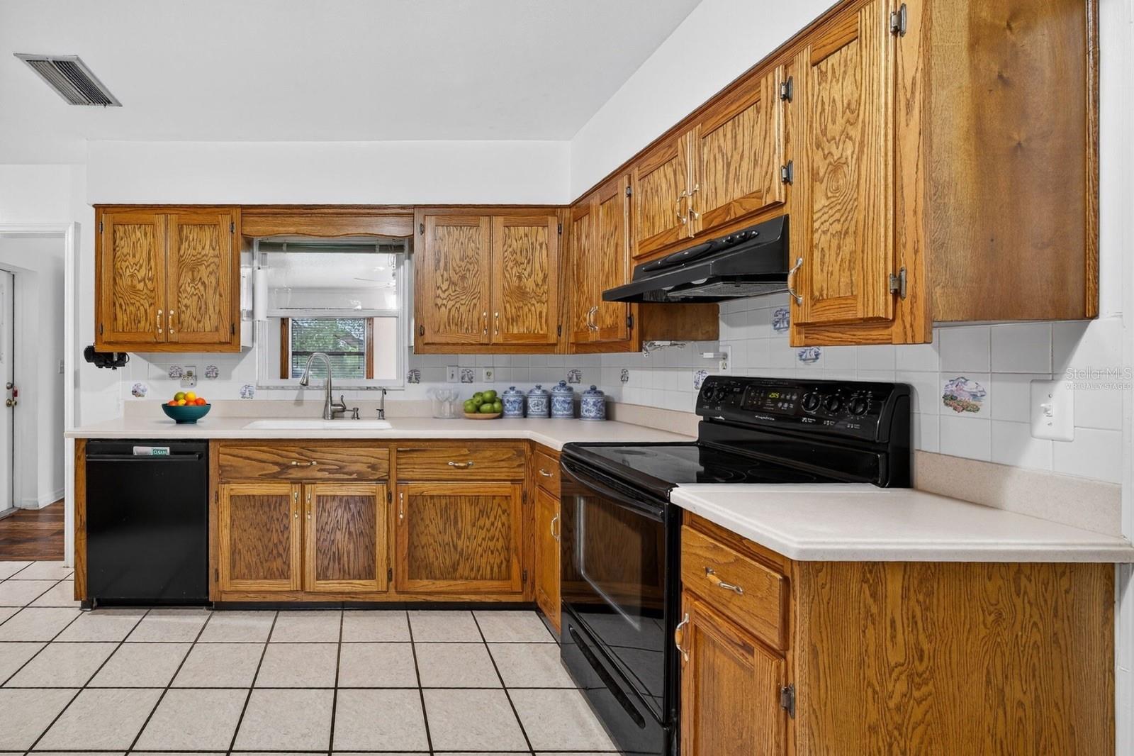 Virtually Staged Kitchen