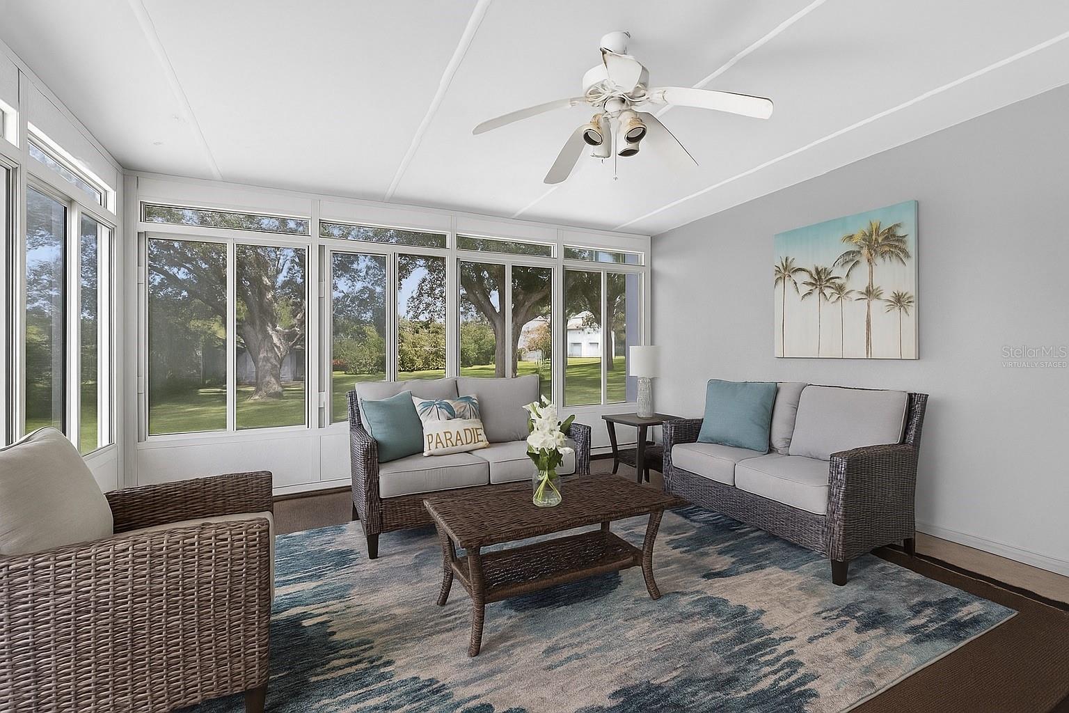 Virtually Staged Lanai