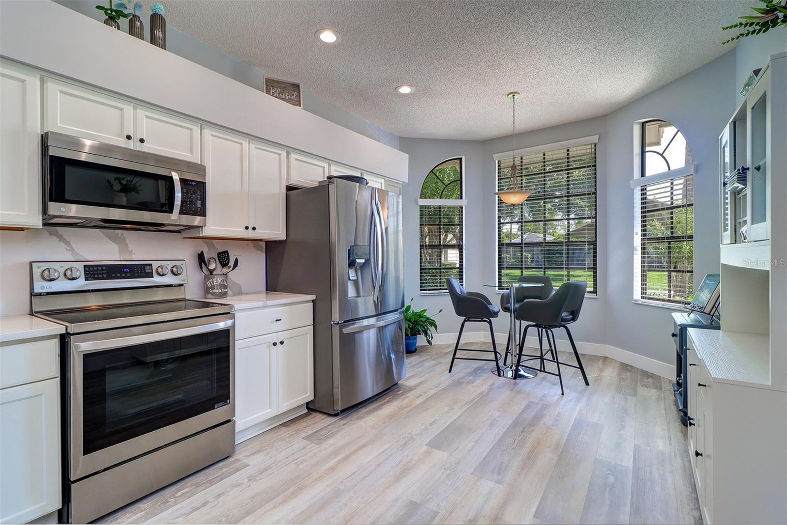 Spacious kitchen area