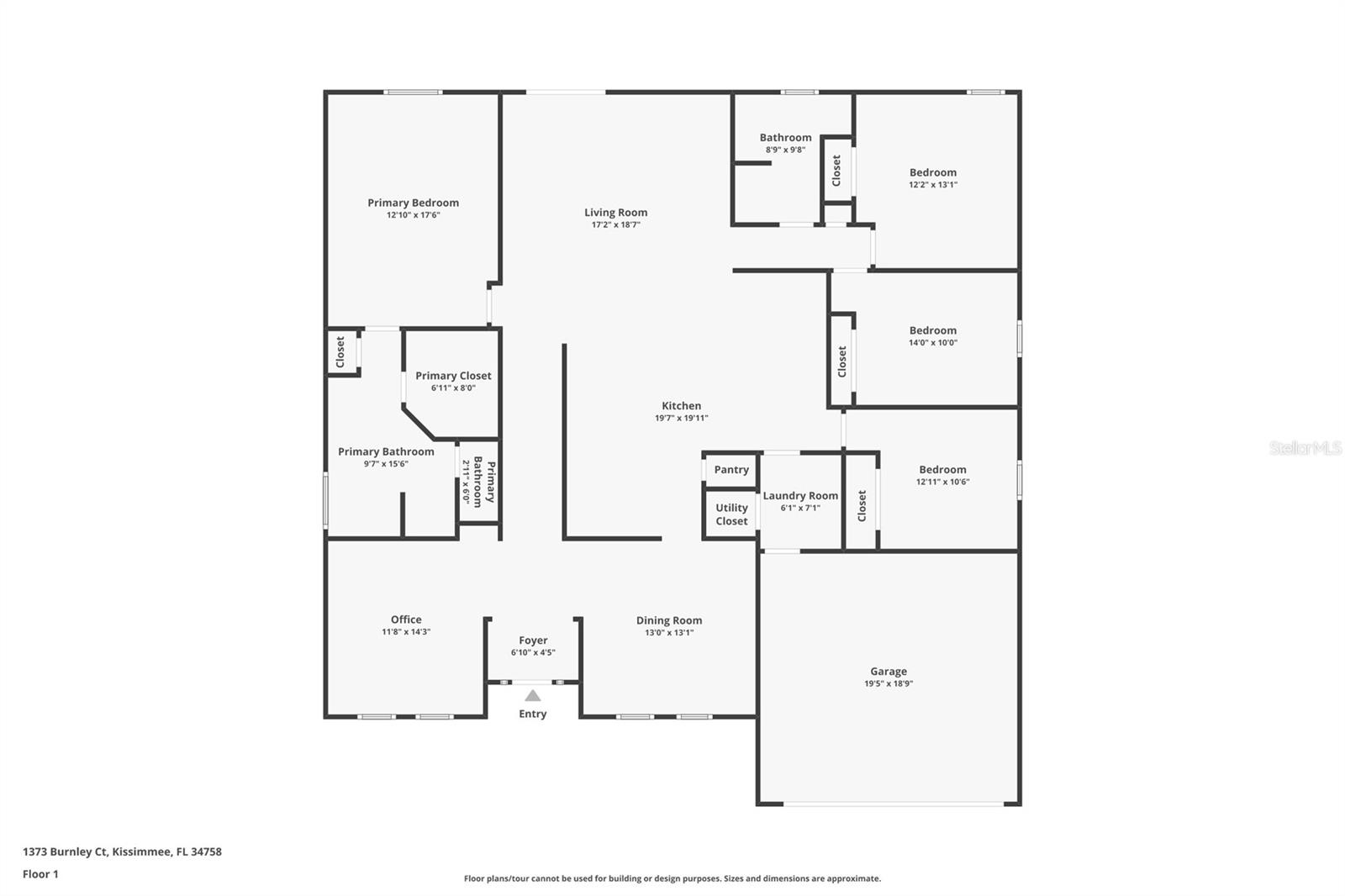 1373 BURNLEY CT, KISSIMMEE, FL, 34758