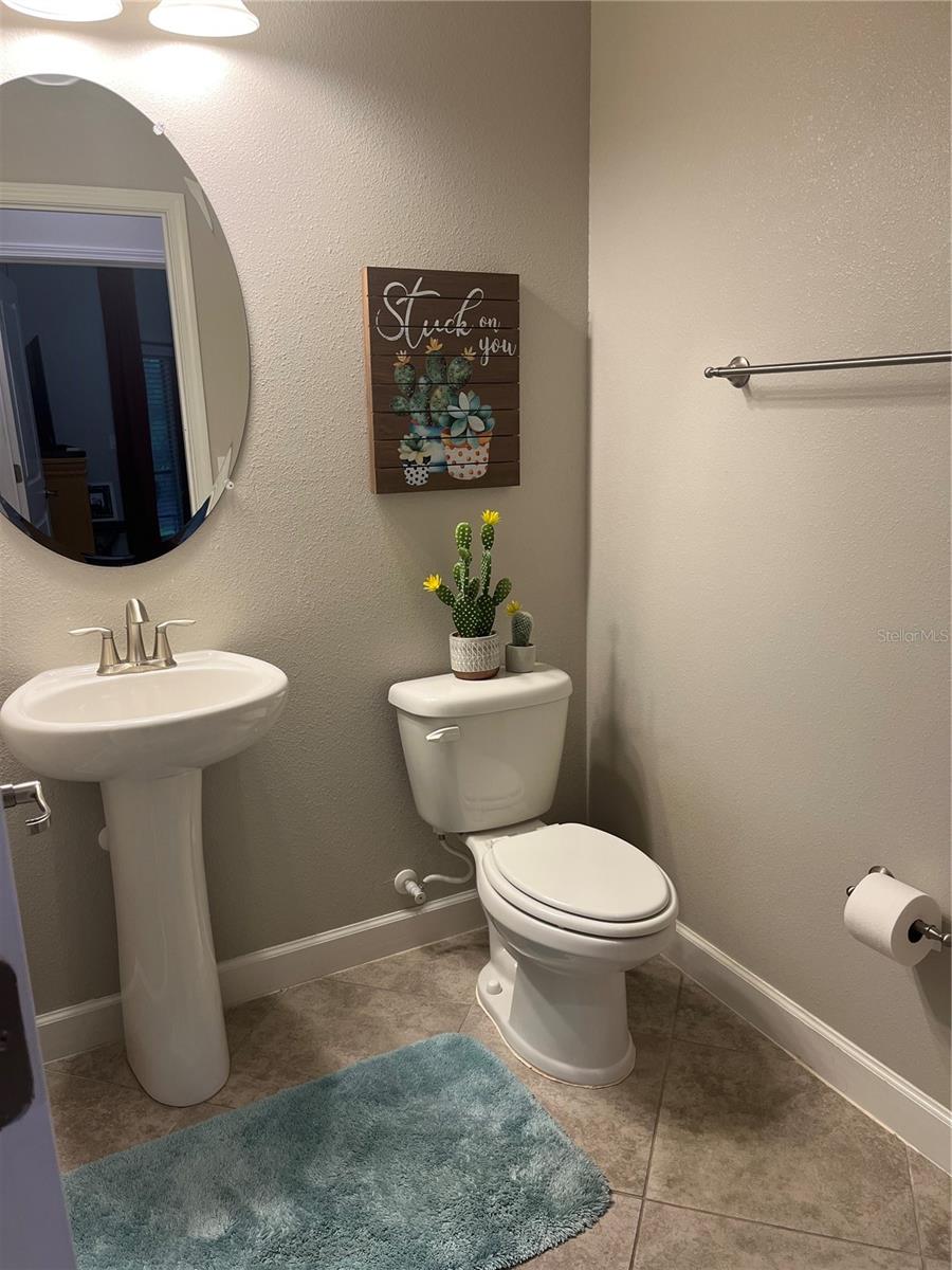 Half bath downstairs