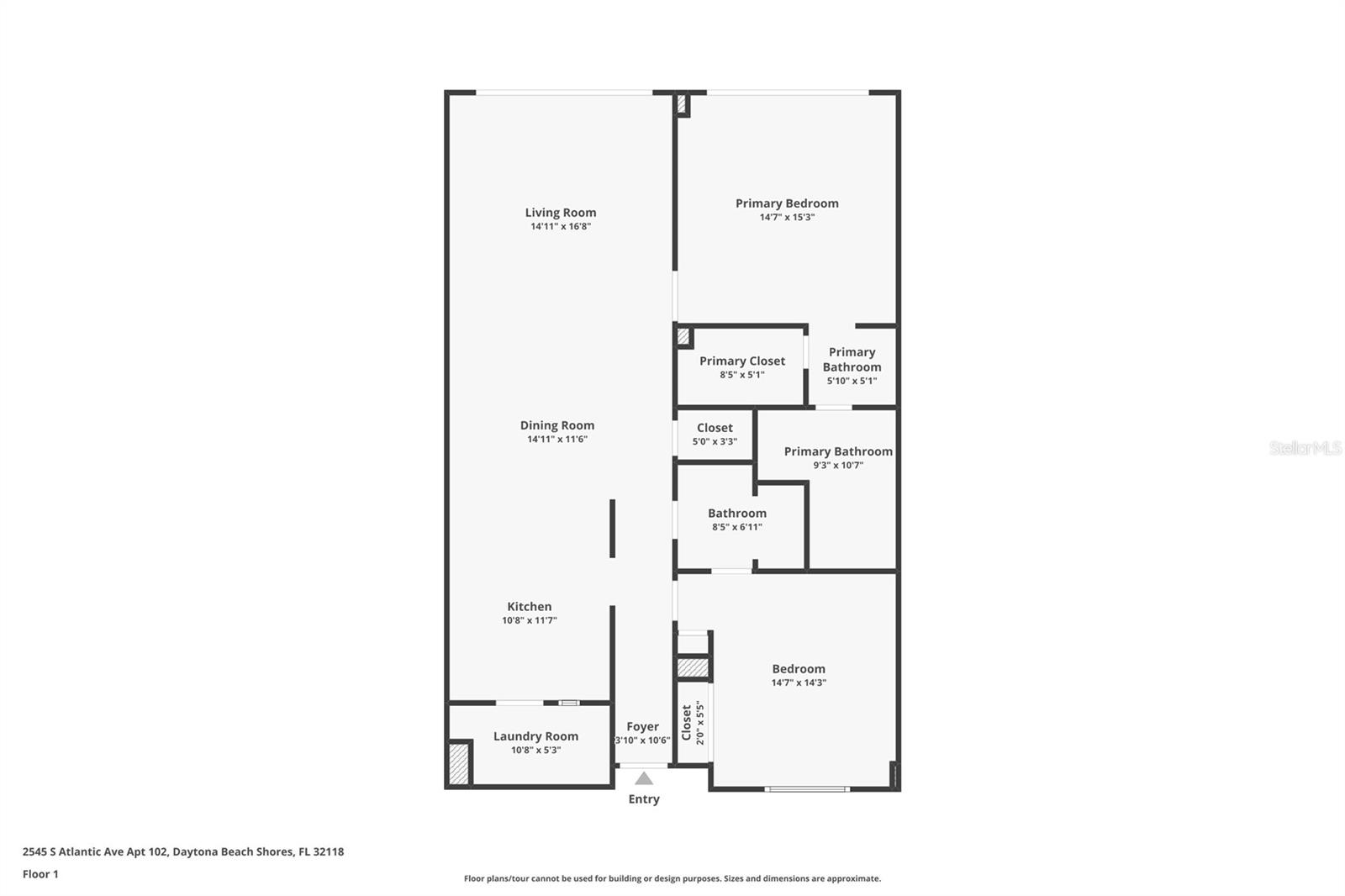 2545 S ATLANTIC AVE #102, DAYTONA BEACH SHORES, FL, 32118