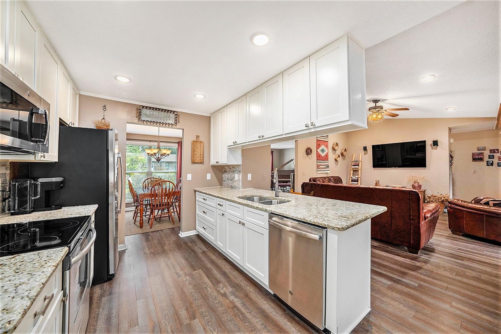 Kitchen has been redone