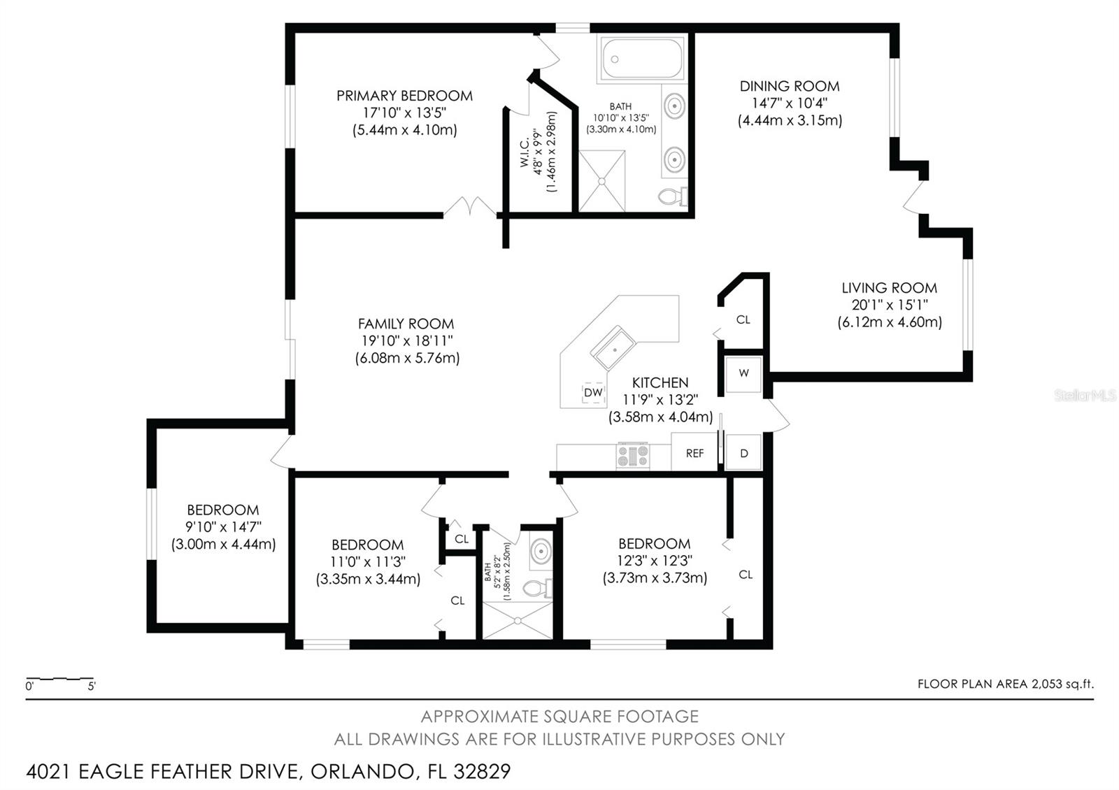 4021 EAGLE FEATHER DR, ORLANDO, FL, 32829