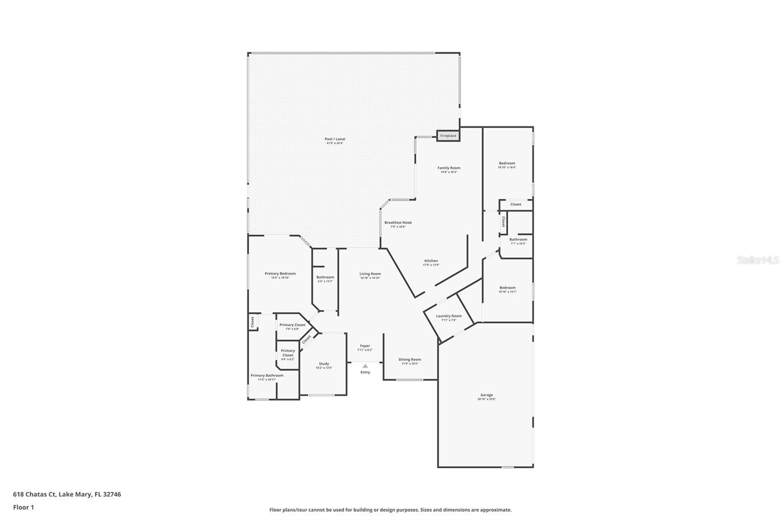 618 CHATAS CT, LAKE MARY, FL, 32746