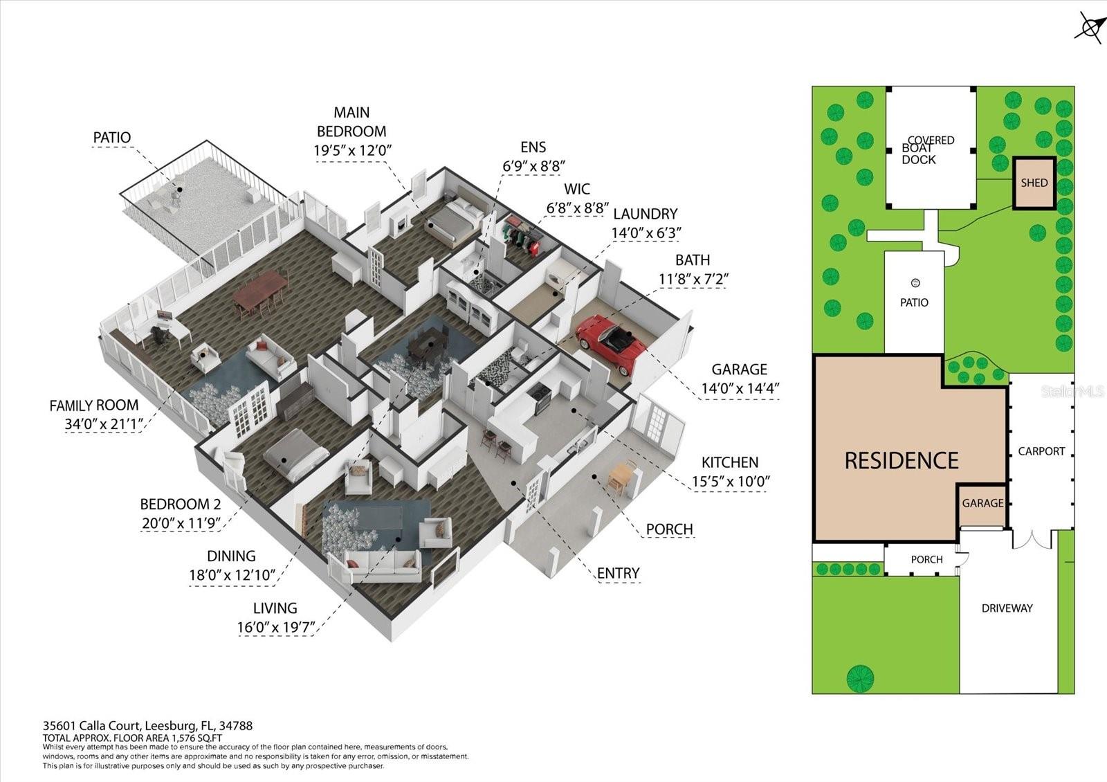 35601 CALLA CT, LEESBURG, FL, 34788