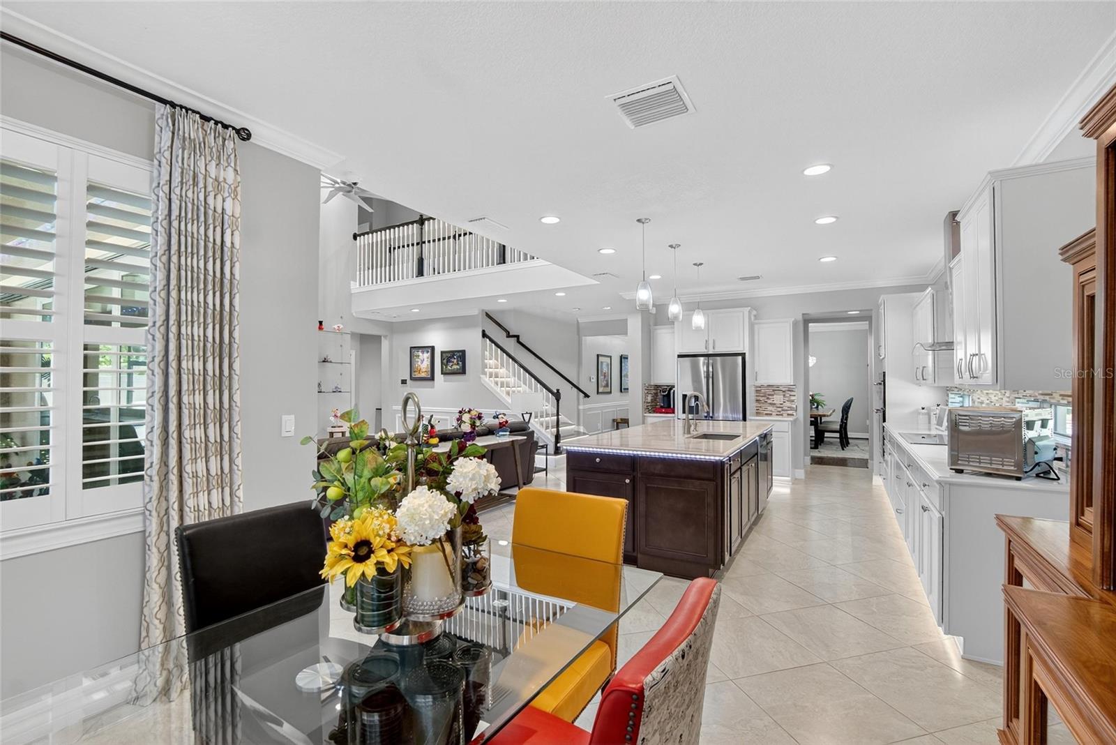 Down stairs corner view