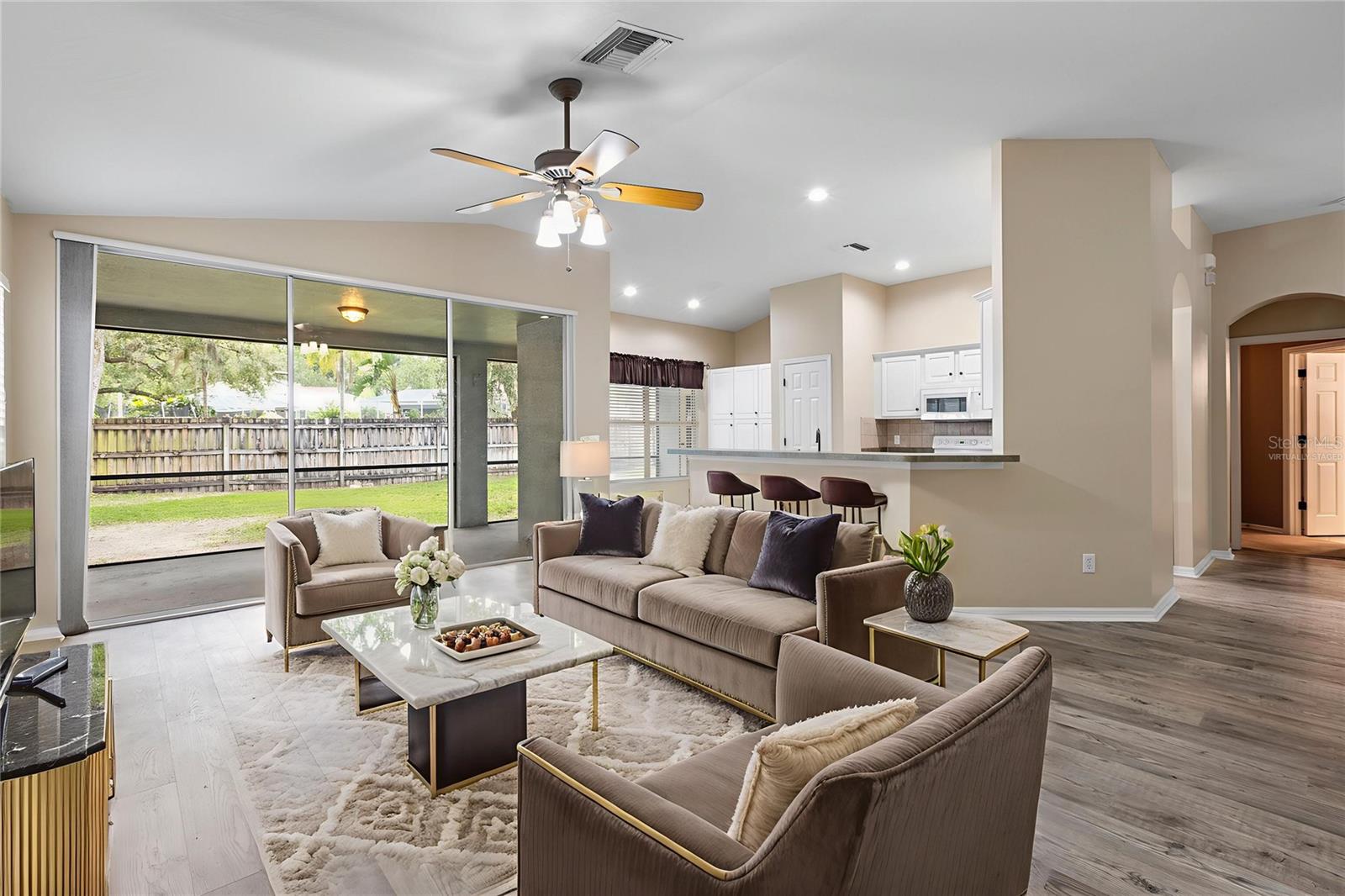 Virtually Staged Living Area
