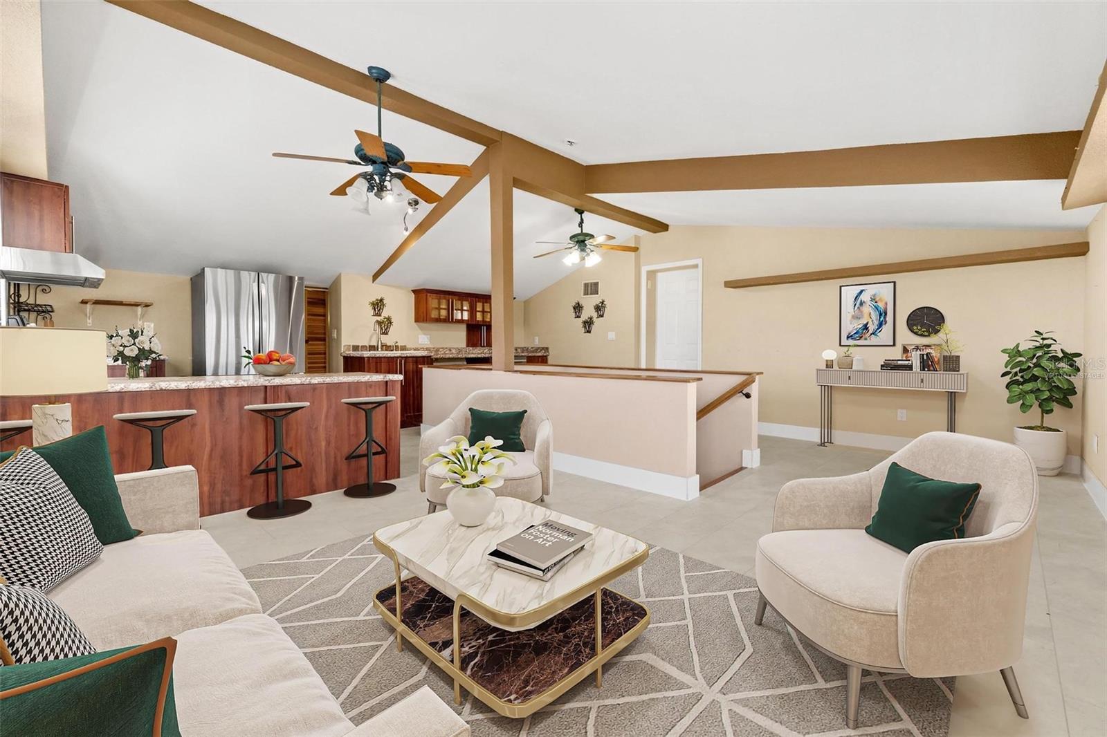 Upstairs In-Law Suite Virtually Staged