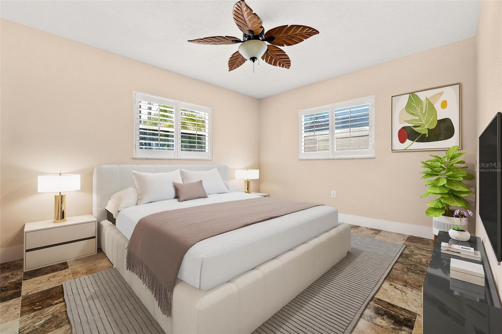 Guest Bedroom 1 Virtually Staged