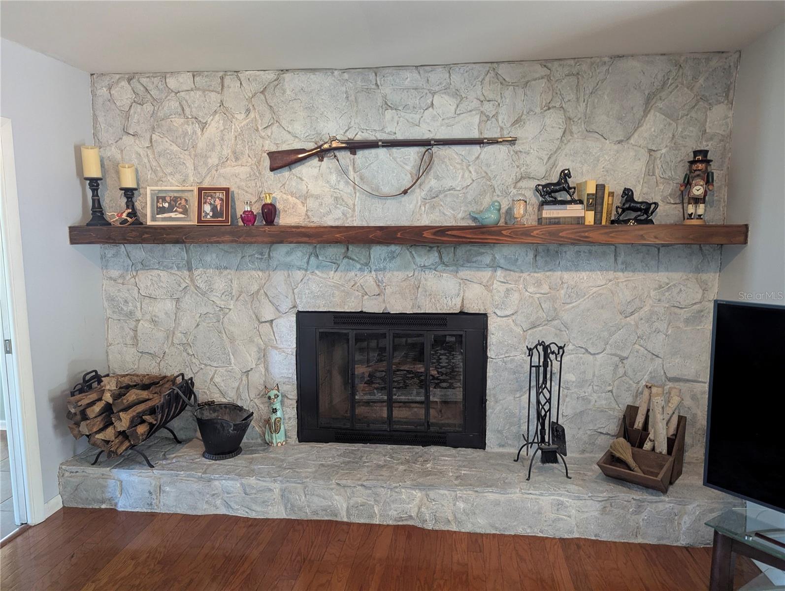 Wood Burning Fireplace