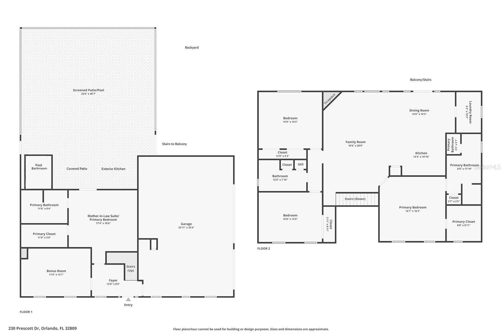 230 PRESCOTT DR, ORLANDO, FL, 32809