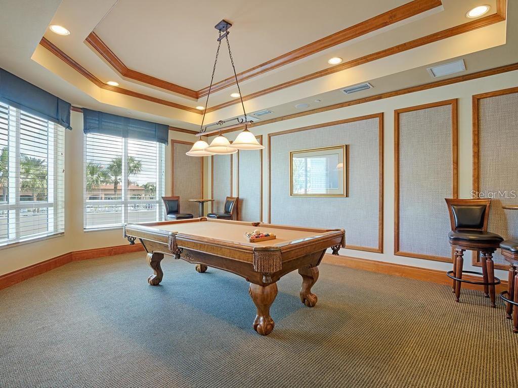 Billiard room