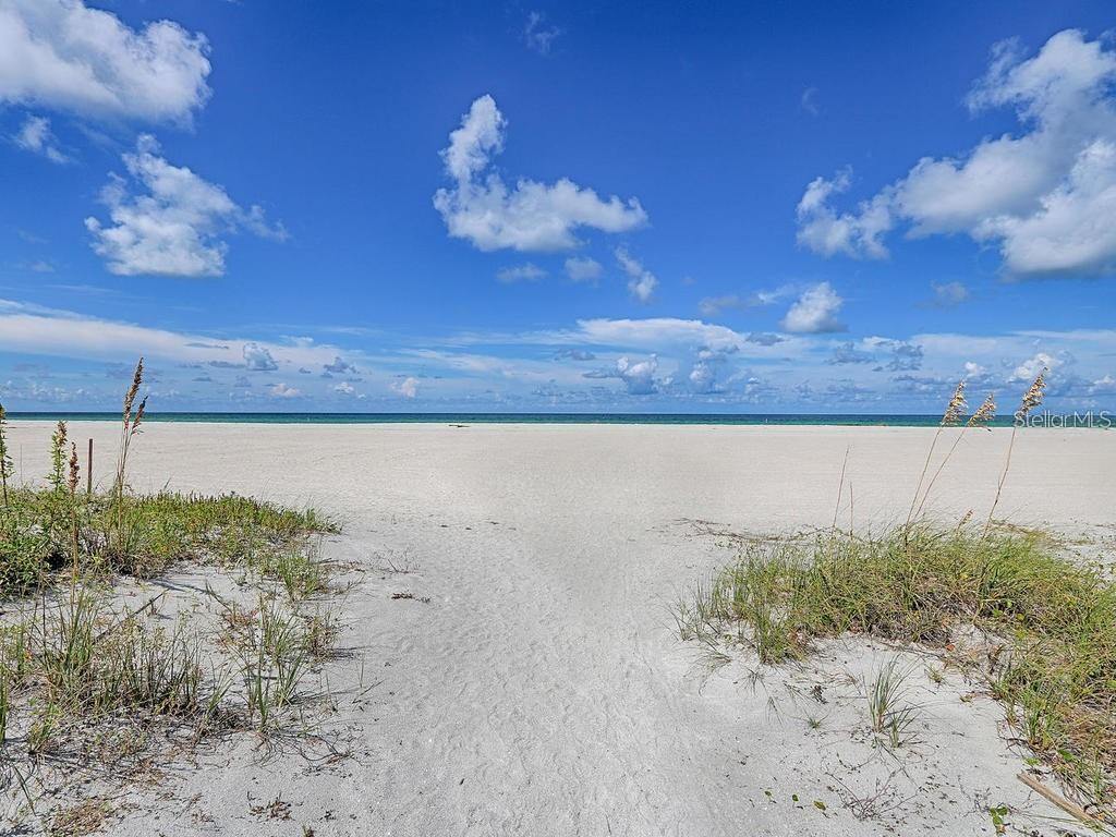 The white silky sand awaits.. its also great exercise