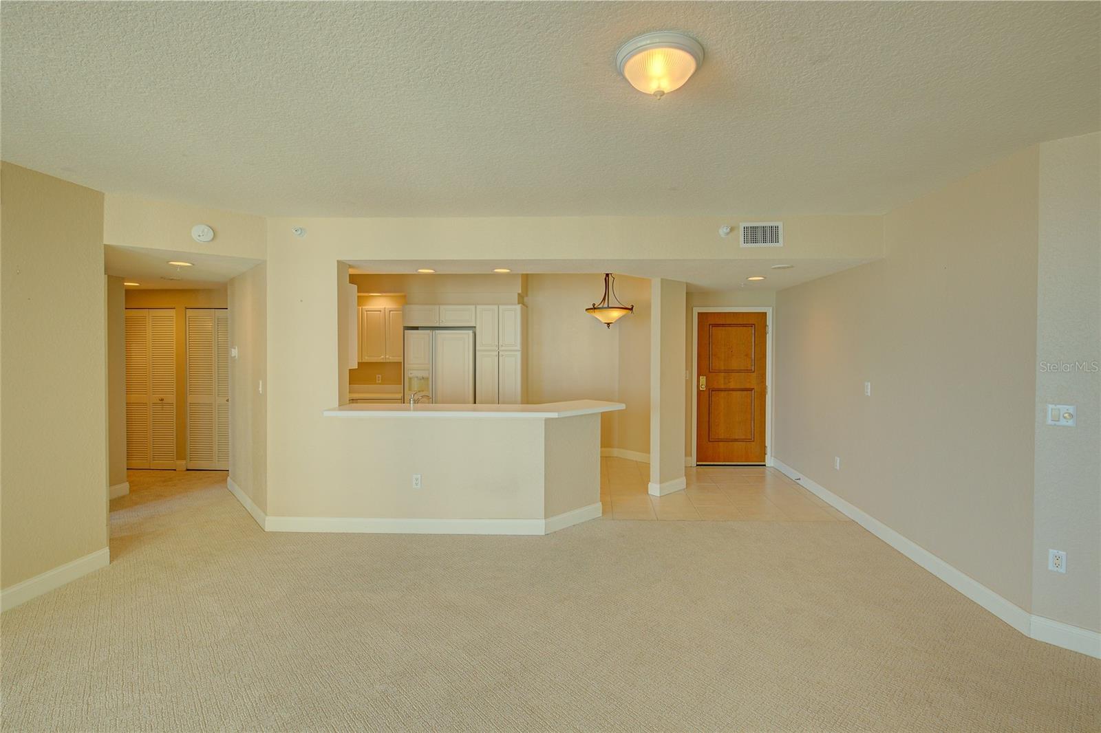 front door on the right