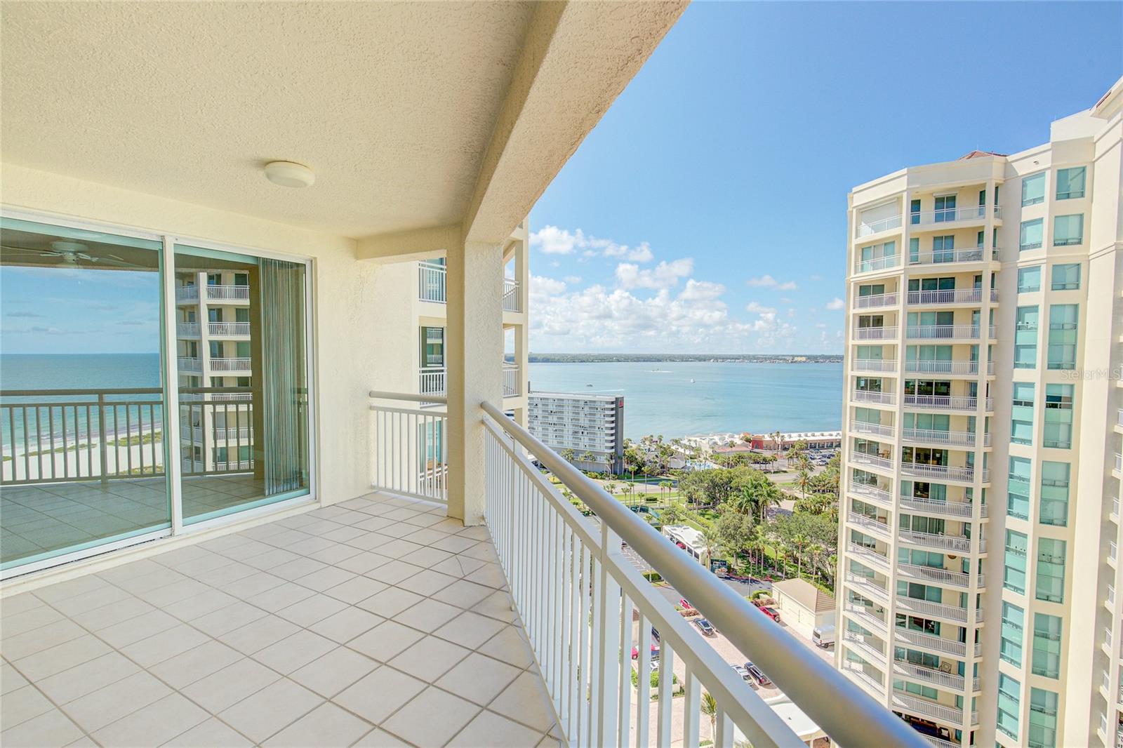 The 18th floor offers insect-free breezes and spectacular views