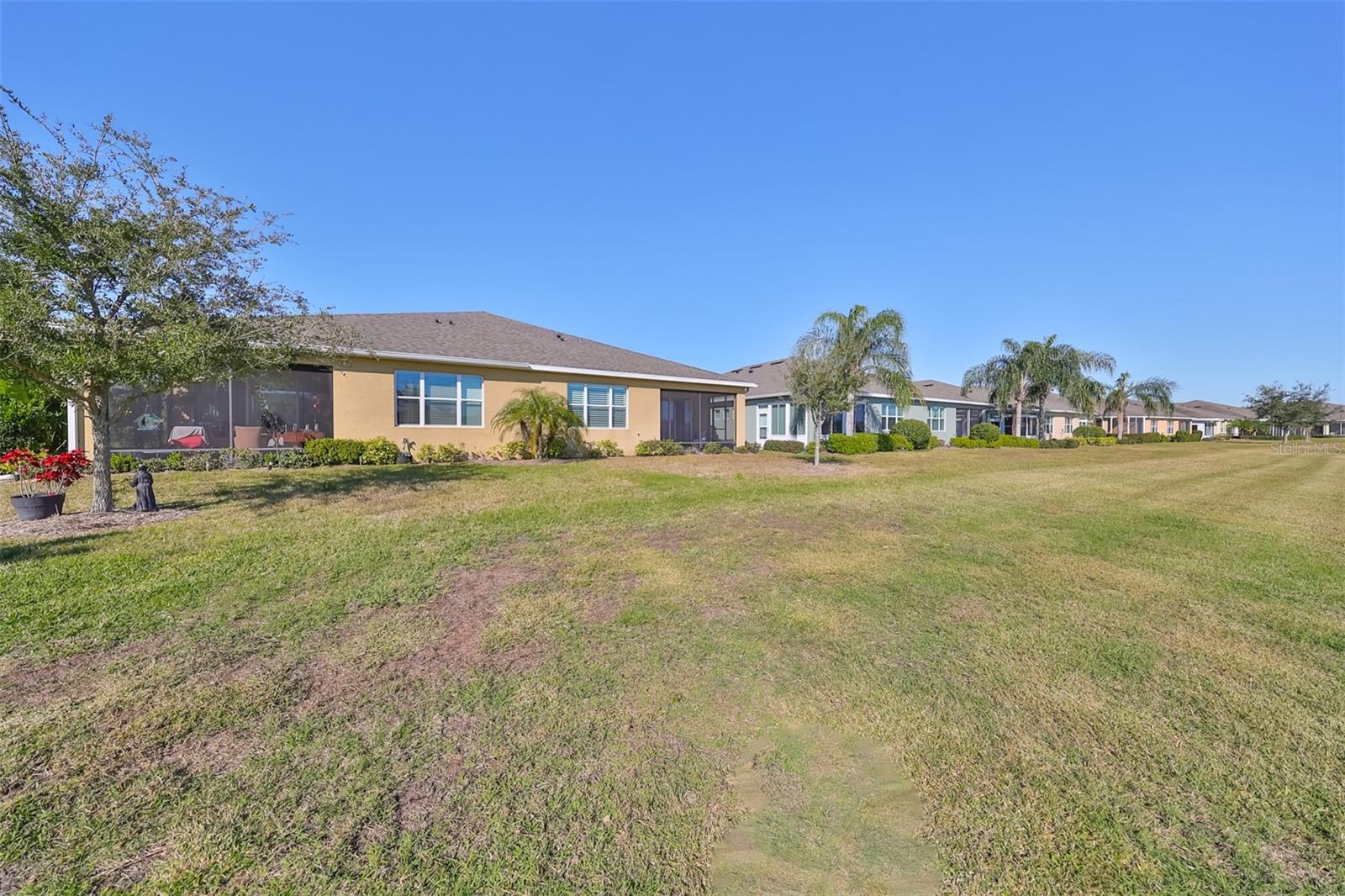 Rear view of the back of the condo.