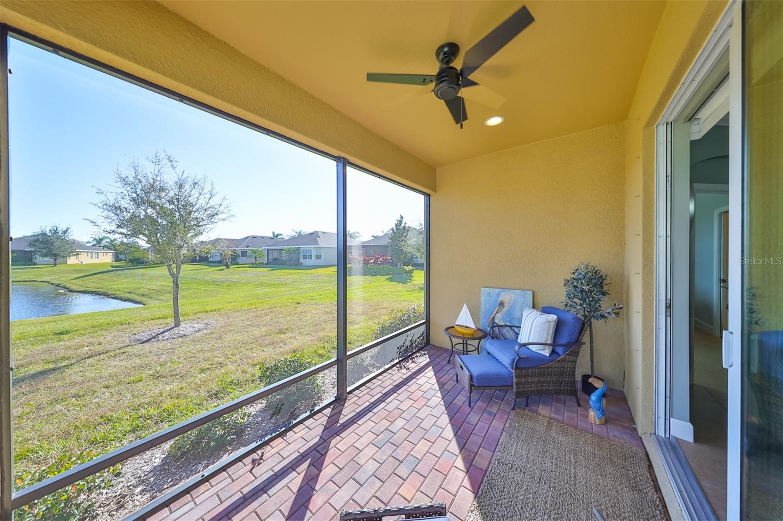 Enjoy relaxing on this south facing patio.