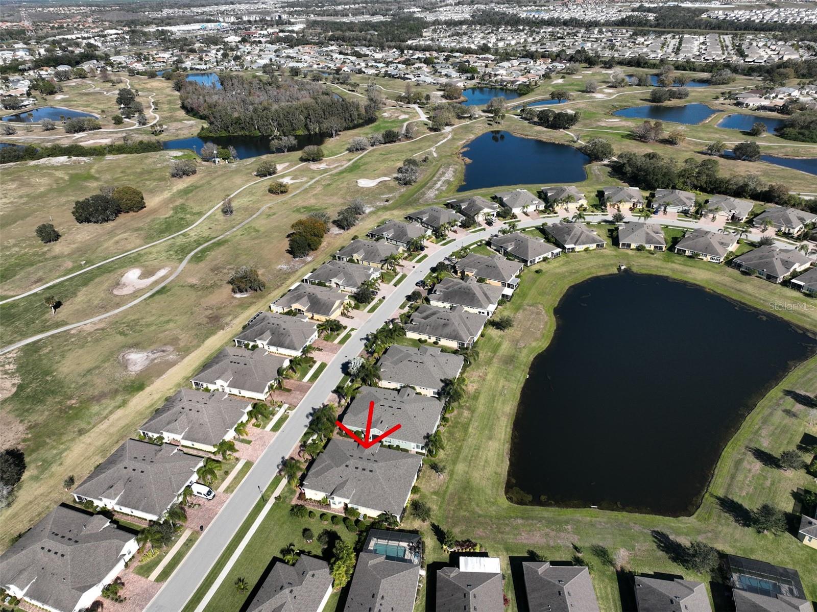 Gated ariel view of Verona.