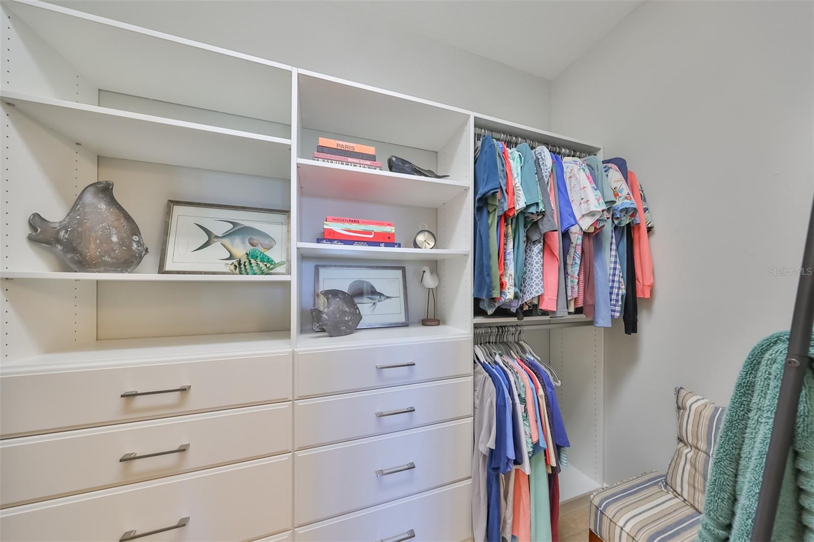 Tons of storage, shelving and drawers for just about anything.