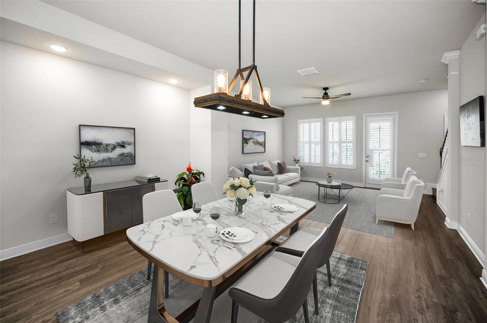 Dining Area - Virtually Staged