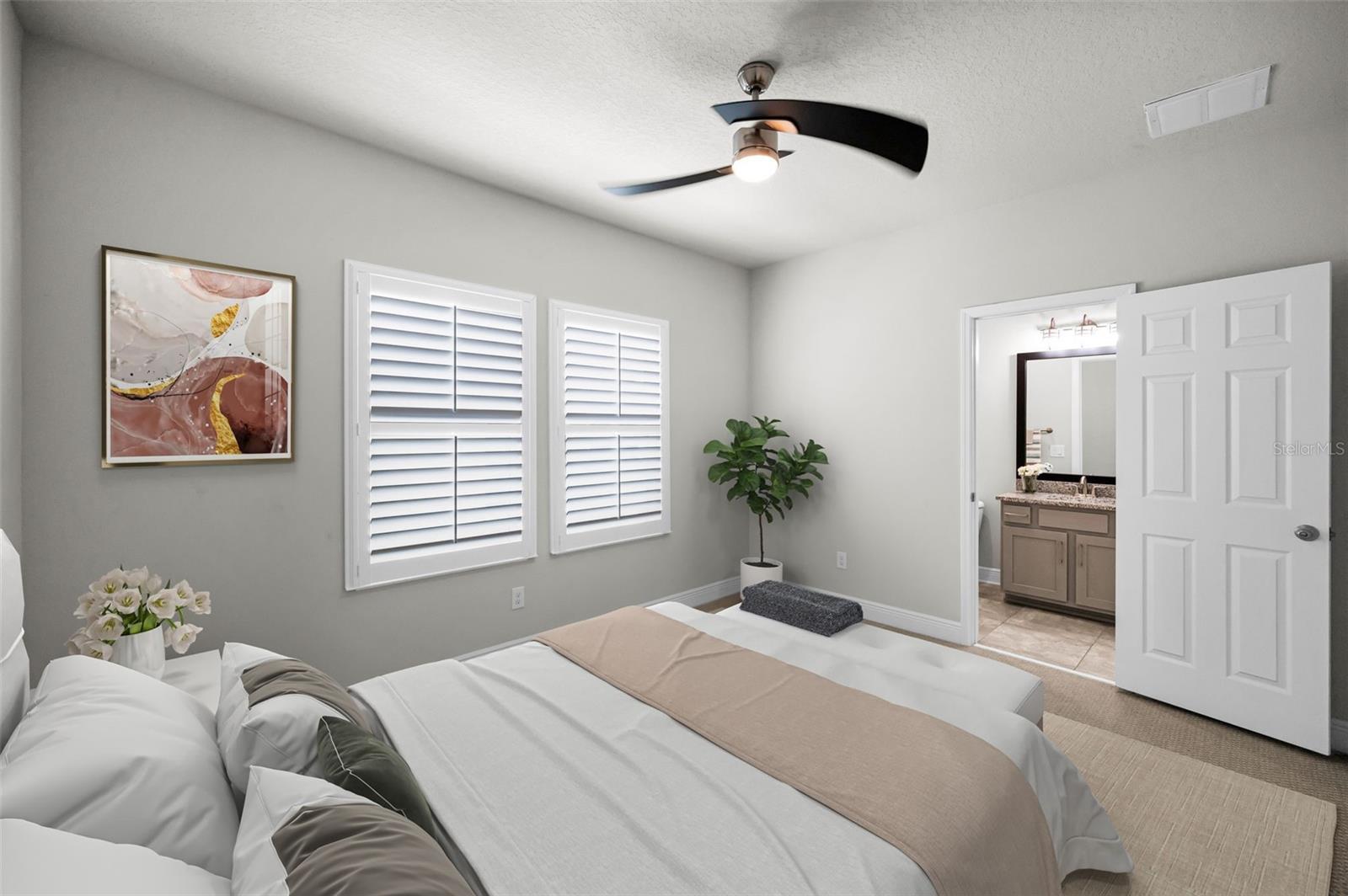 Bedroom 2 - Virtual Staged