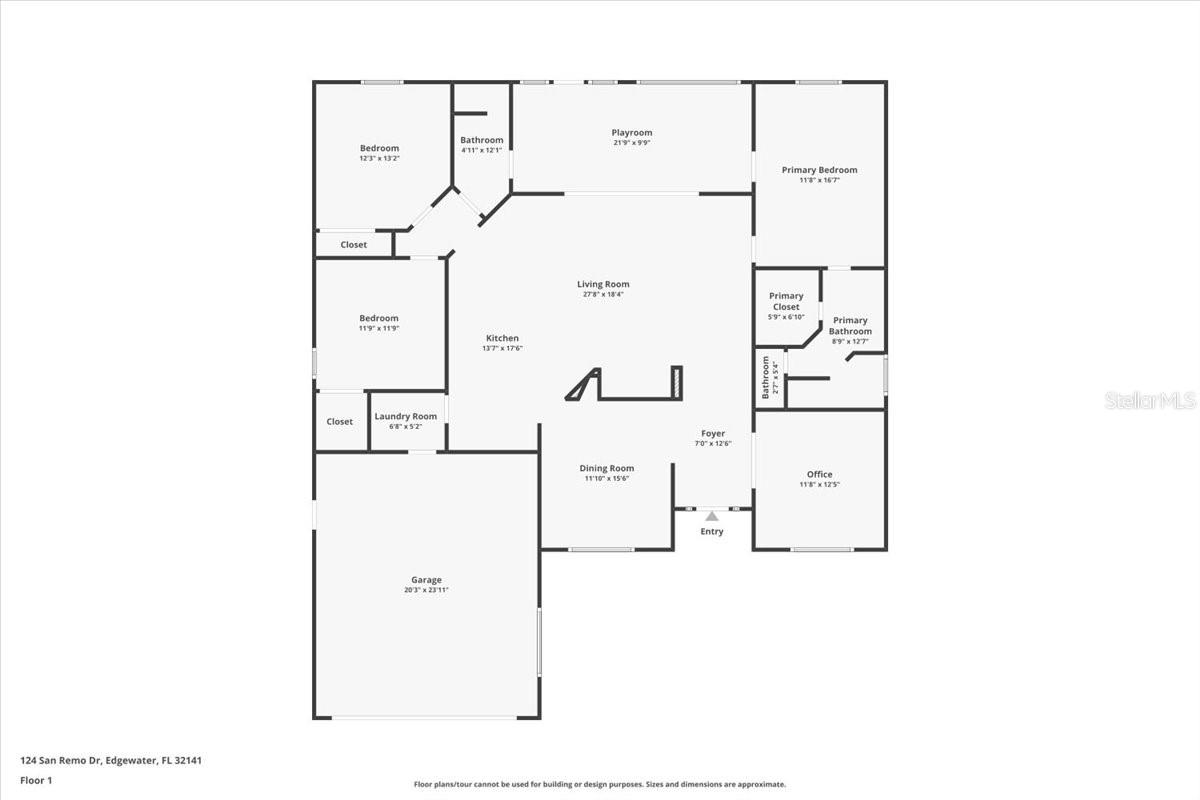 124 SAN REMO DR, EDGEWATER, FL, 32141