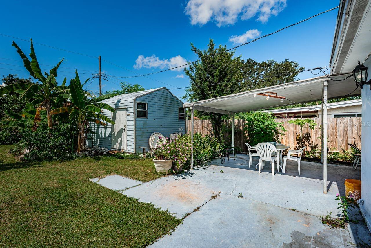 Carport and Workshop