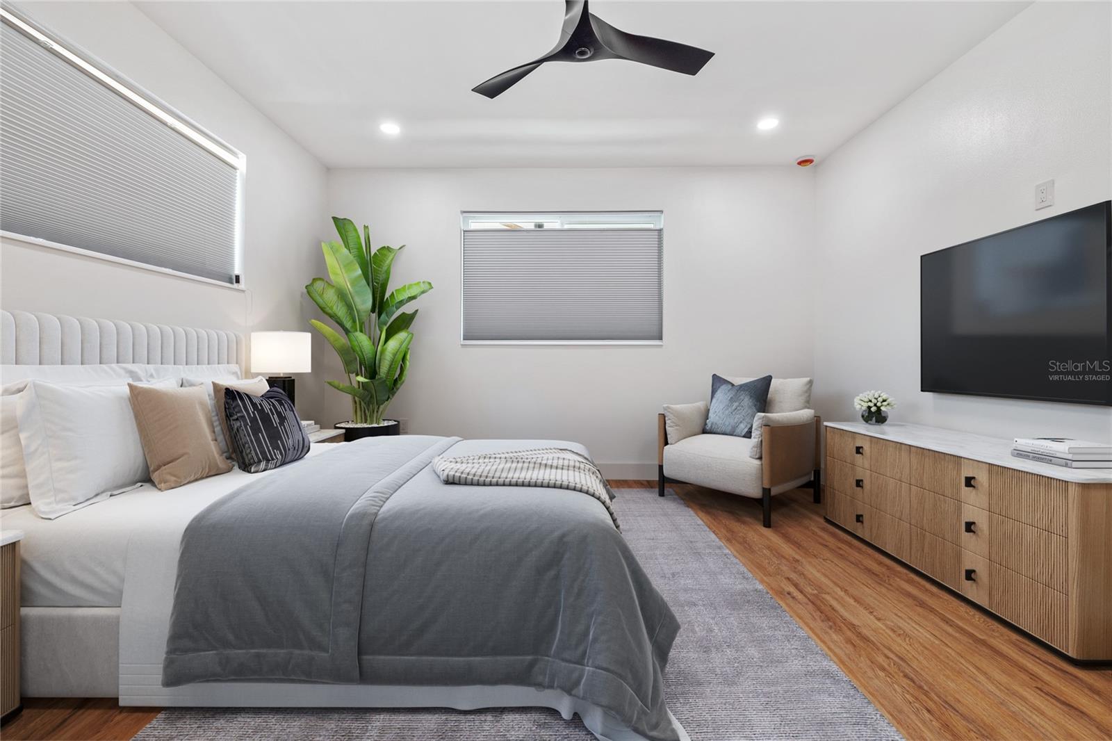 VIRTUALLY STAGED UP STAIRS PRIMARY SUITE