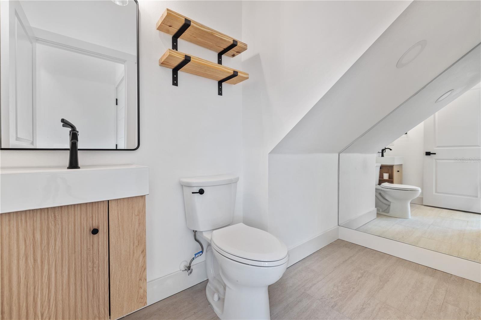 DOWN STAIRS HALF BATH