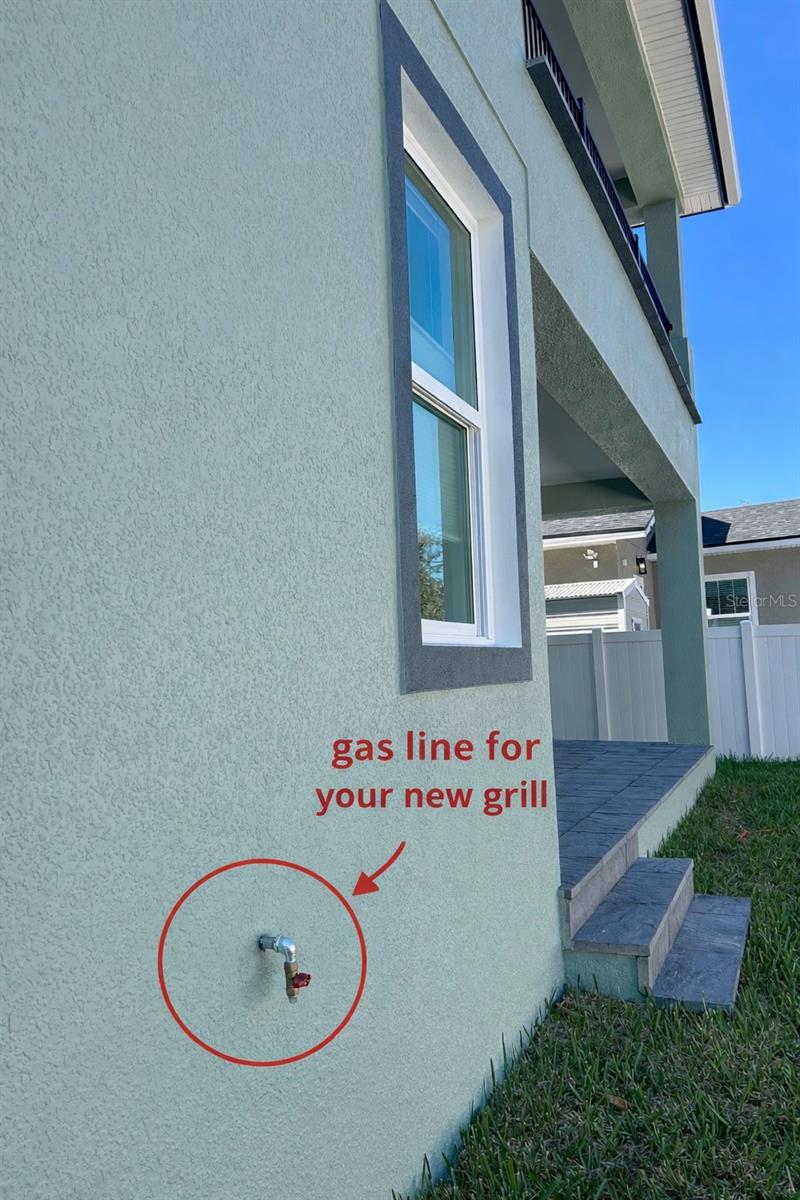 GRILL GAS LINE