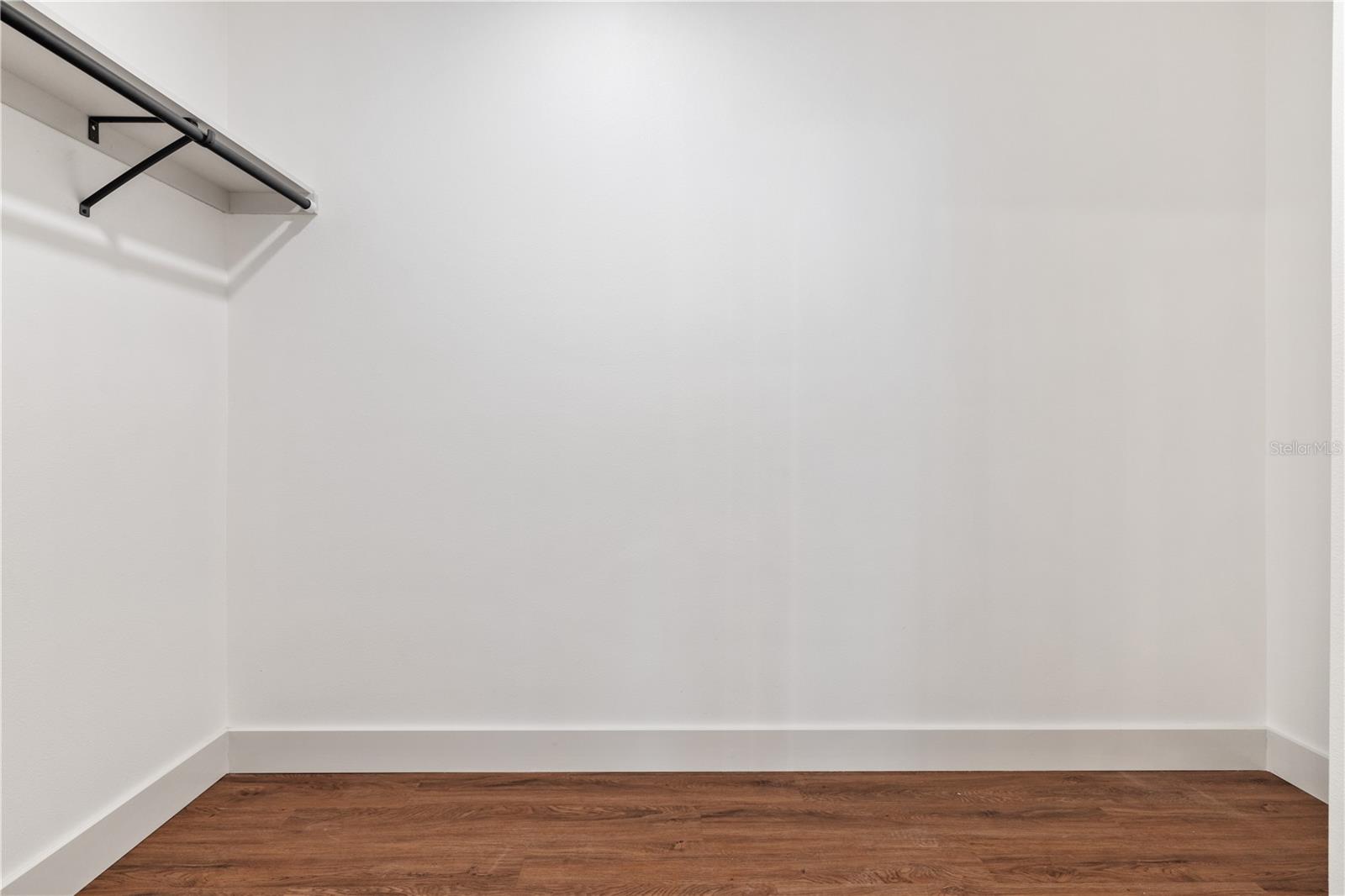 DOWN STAIRS PRIMARY WALK-IN CLOSET