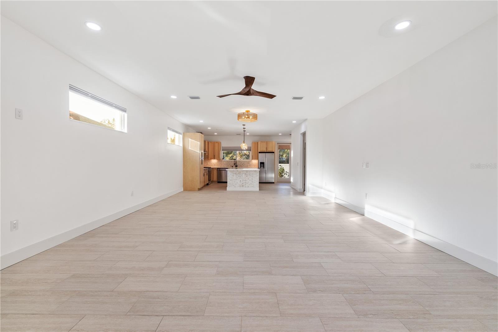 FOYER/LIVING/DINING - OPEN FLOOR PLAN