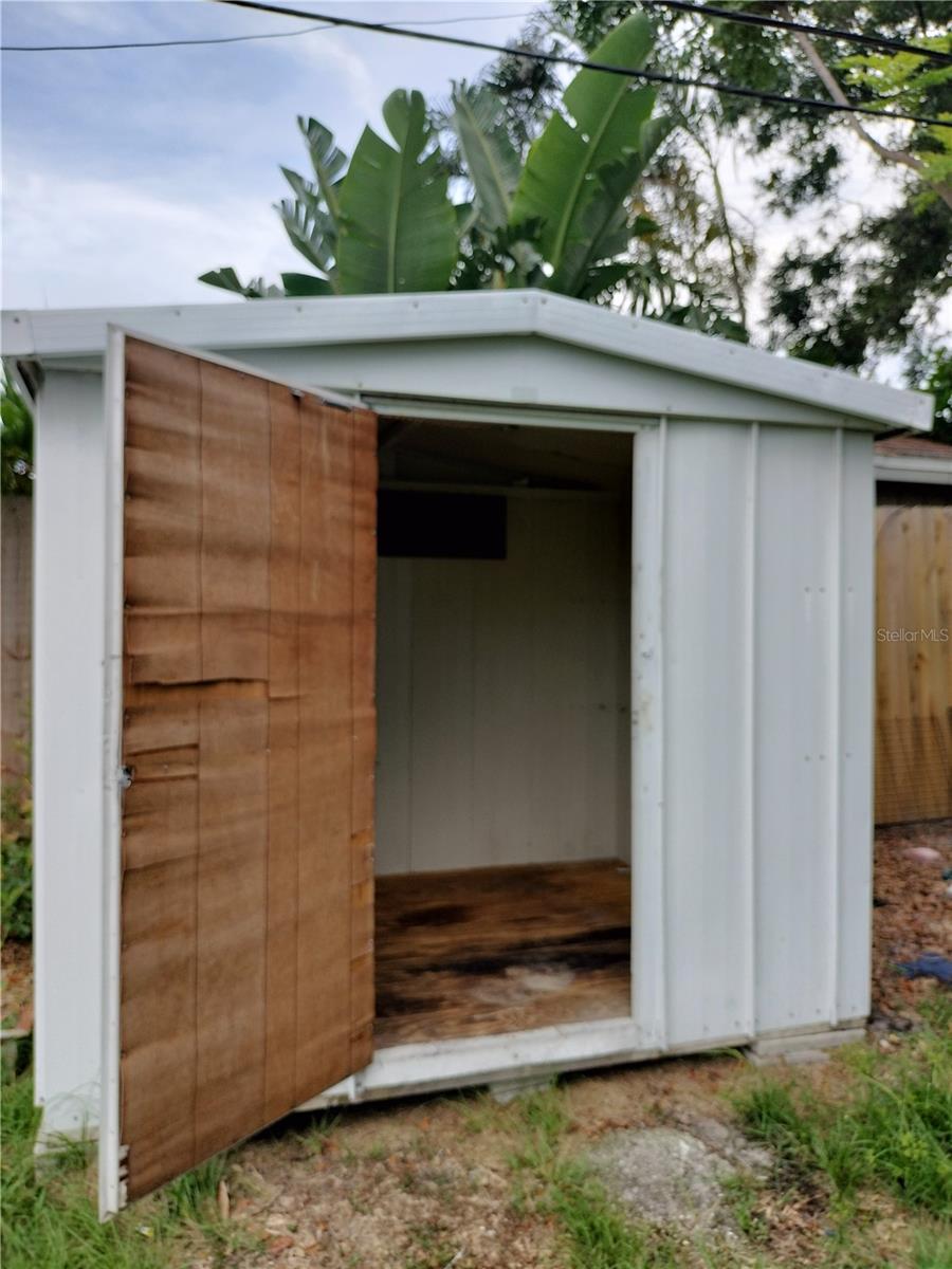 Shed for storage