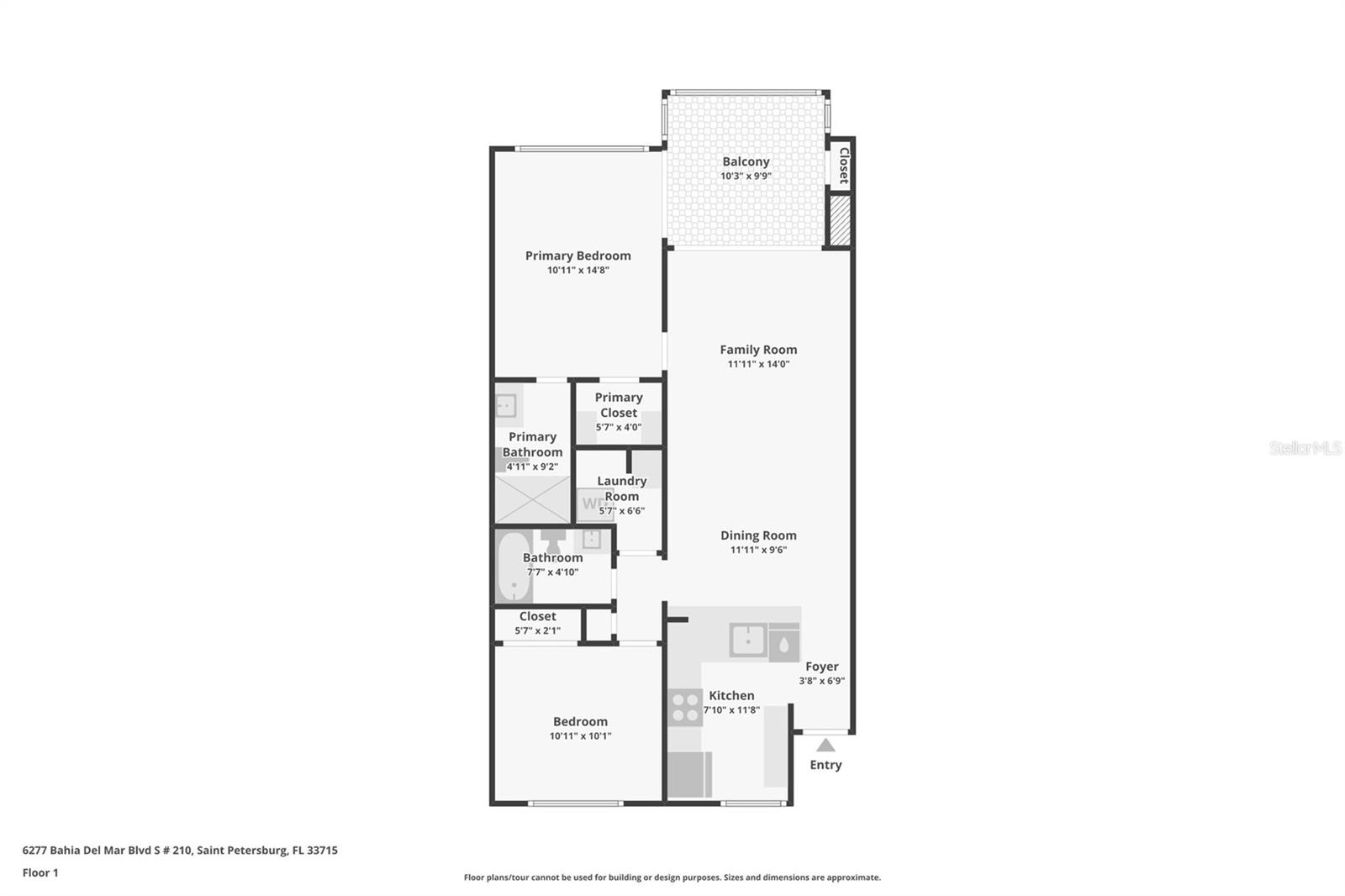 6277 BAHIA DEL MAR BLVD #210, ST PETERSBURG, FL, 33715