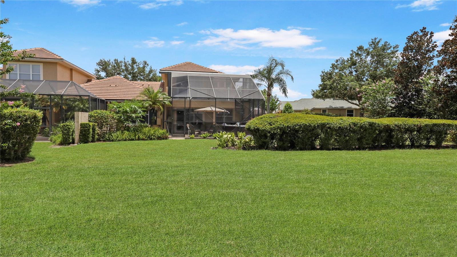 REAR VIEW FROM GOLF COURSE