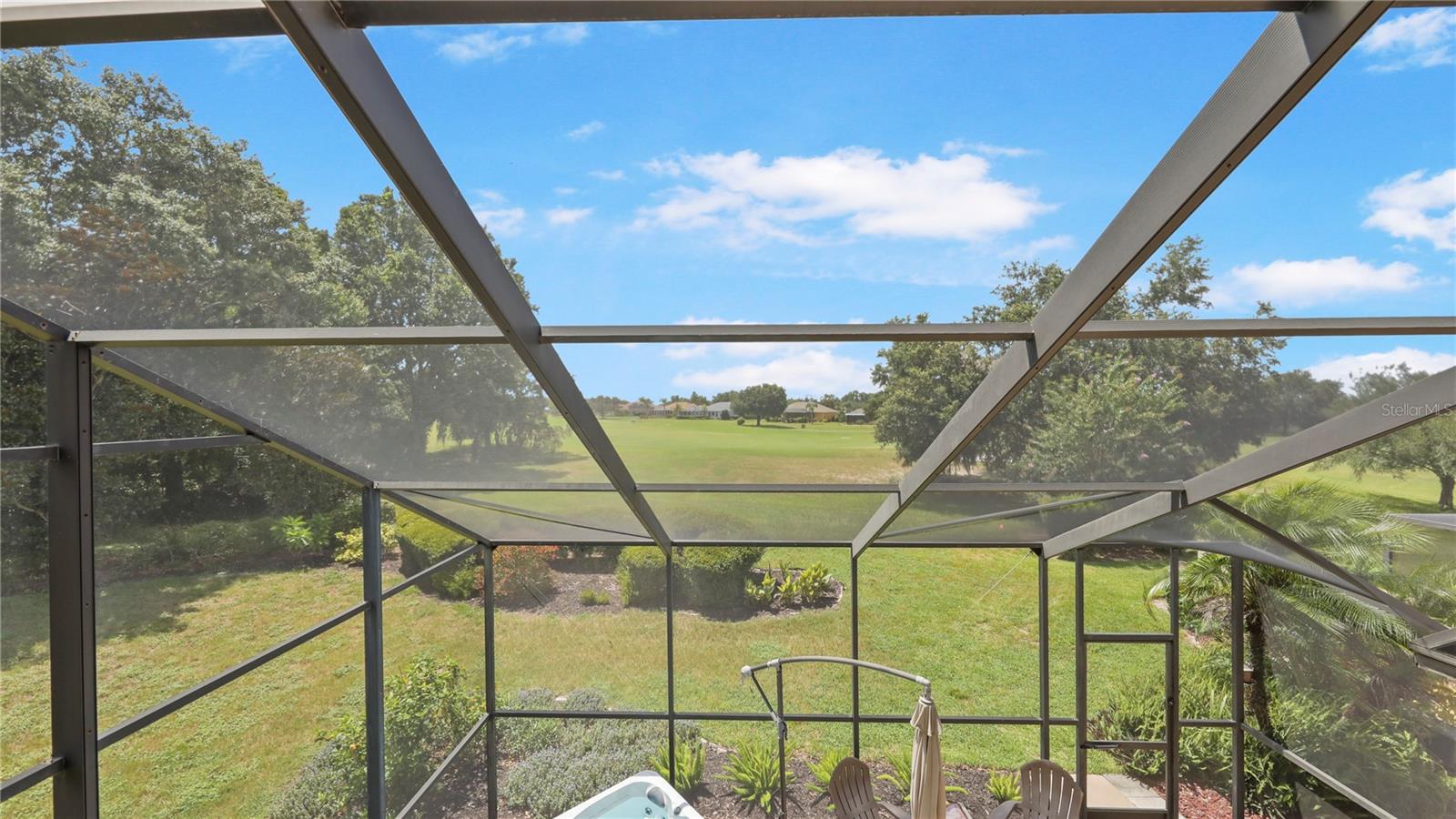 VIEW OF 3 HOLES FROM UPSTAIRS