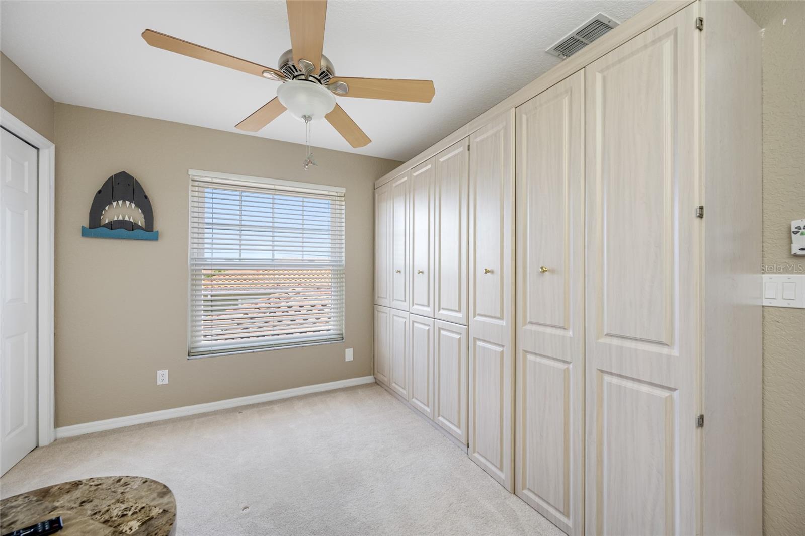 Upper level Murphy bed