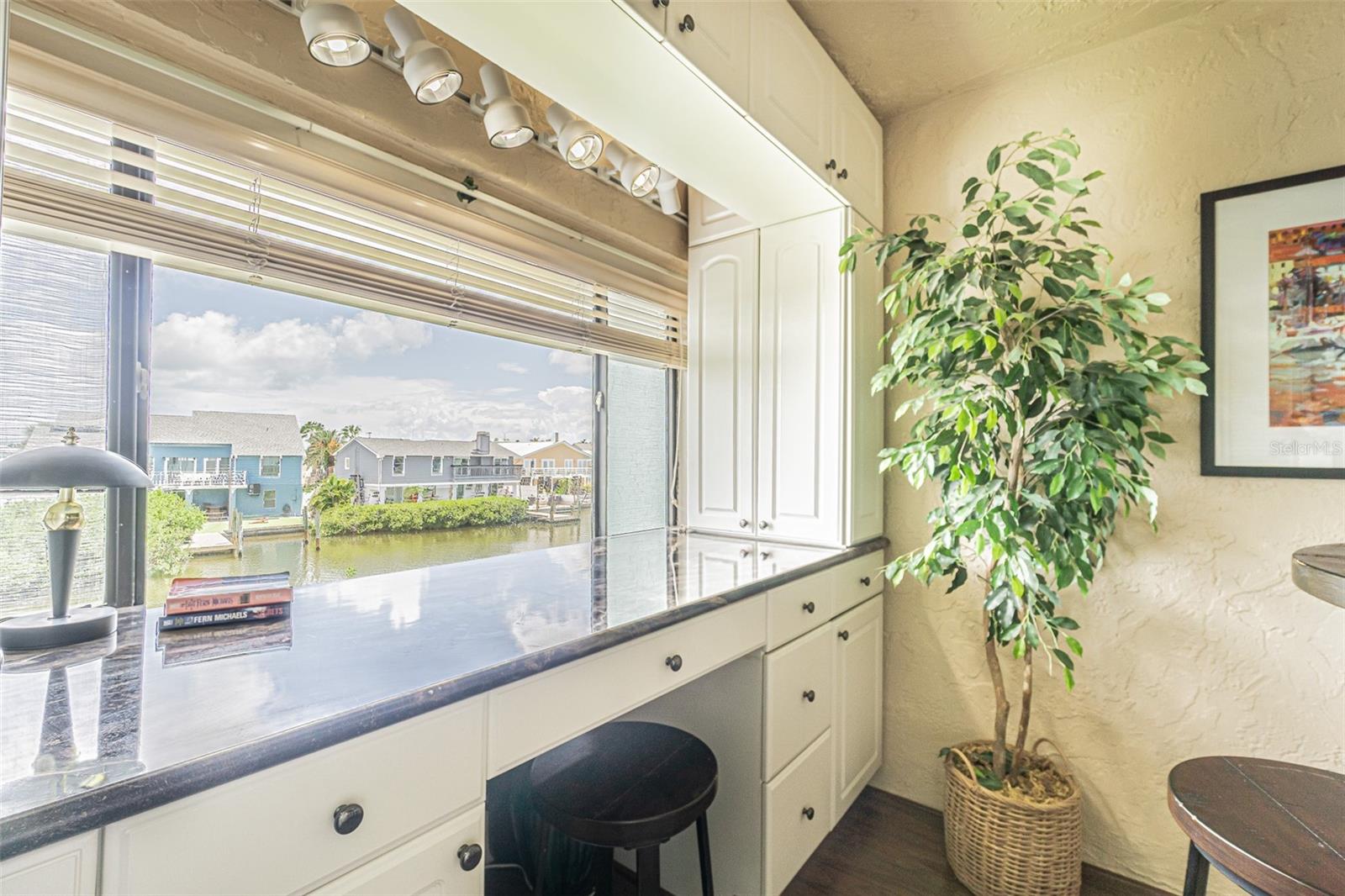 Water views in this functional space!