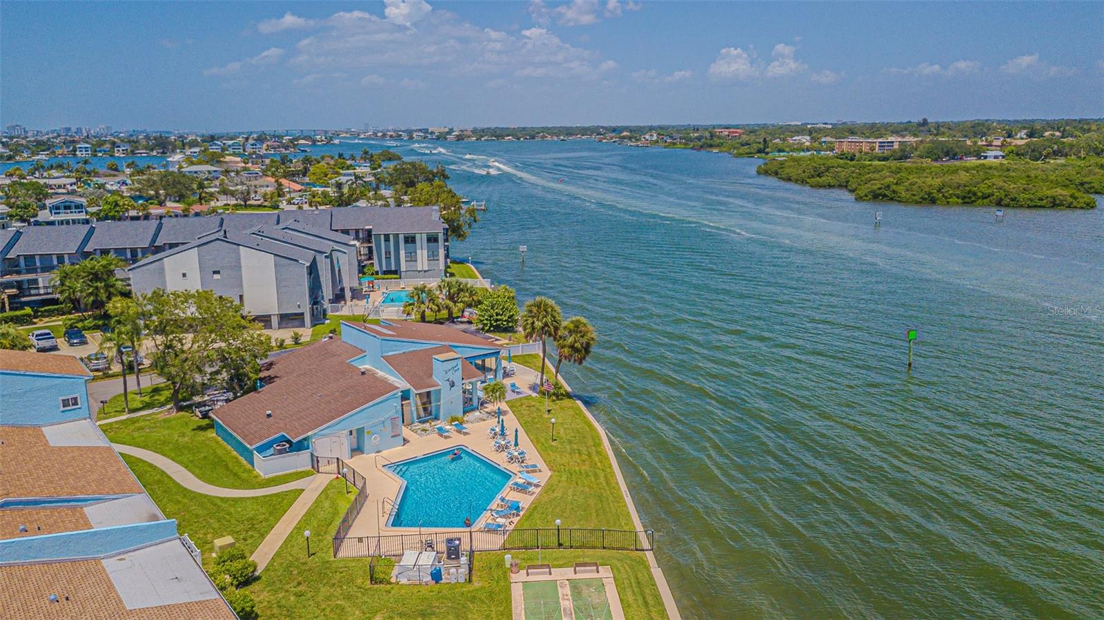RELAX in the community pool on intercoastal
