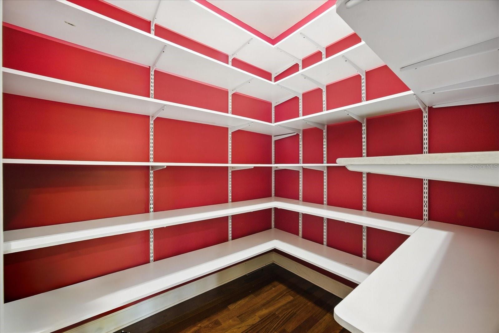 Large walk-in pantry