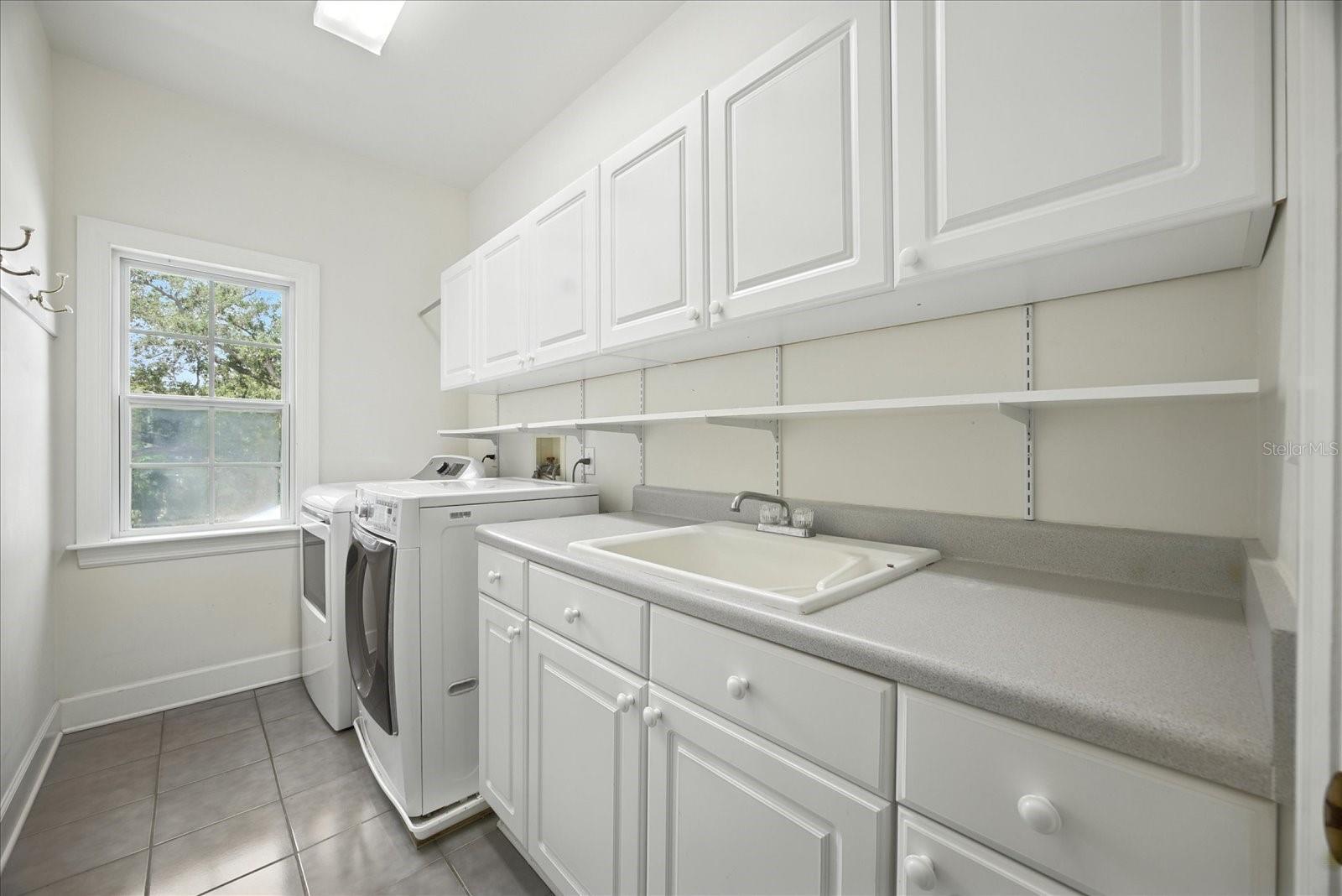 upstairs laundry