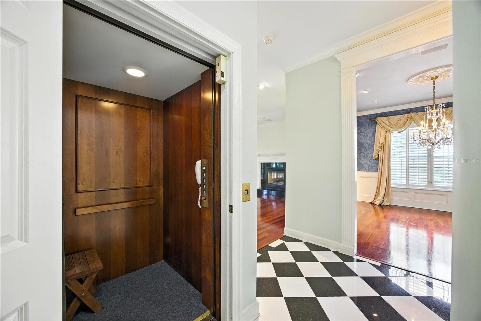 elevator services all 3 floors