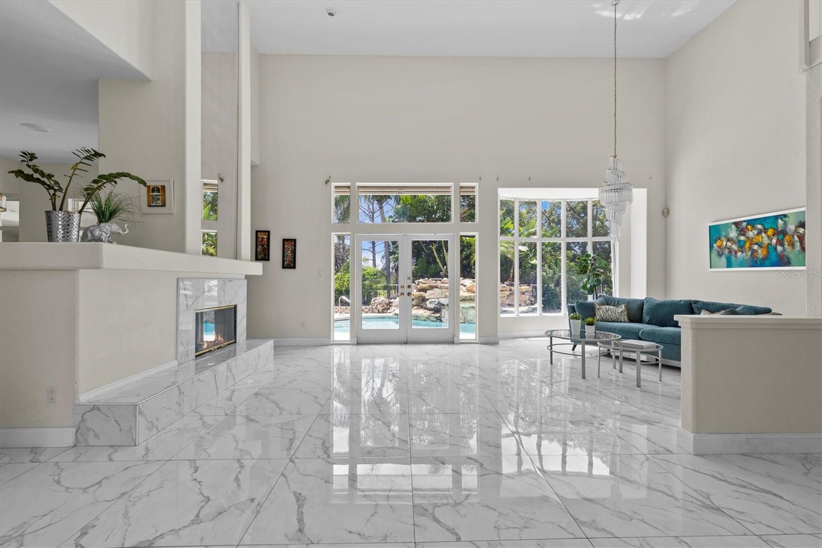 FORMAL LIVING ROOM WITH FIREPLACE