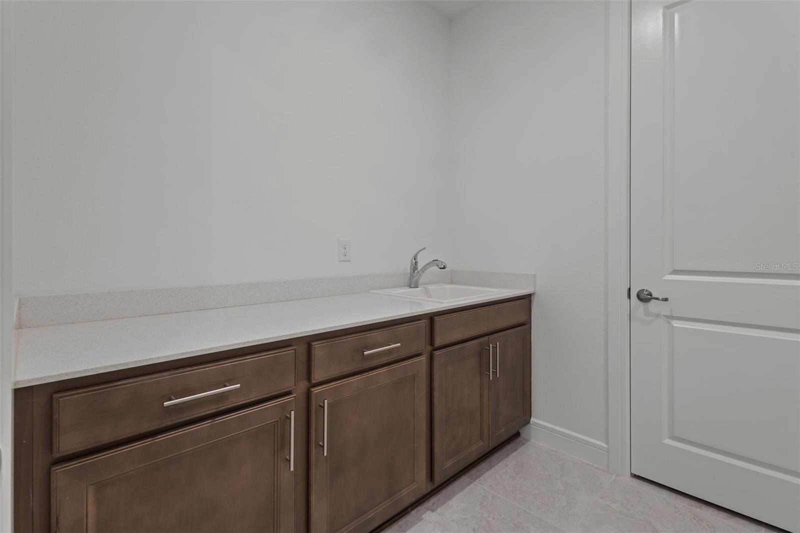 Laundry sink and counter