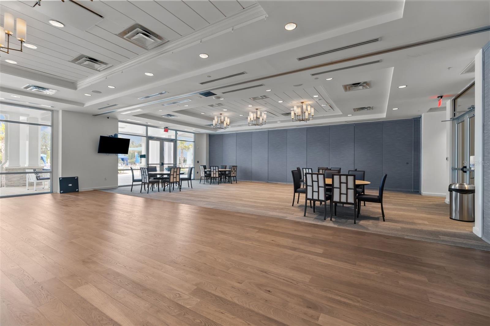 Multipurpose rooms for crafts, games, and clubs.