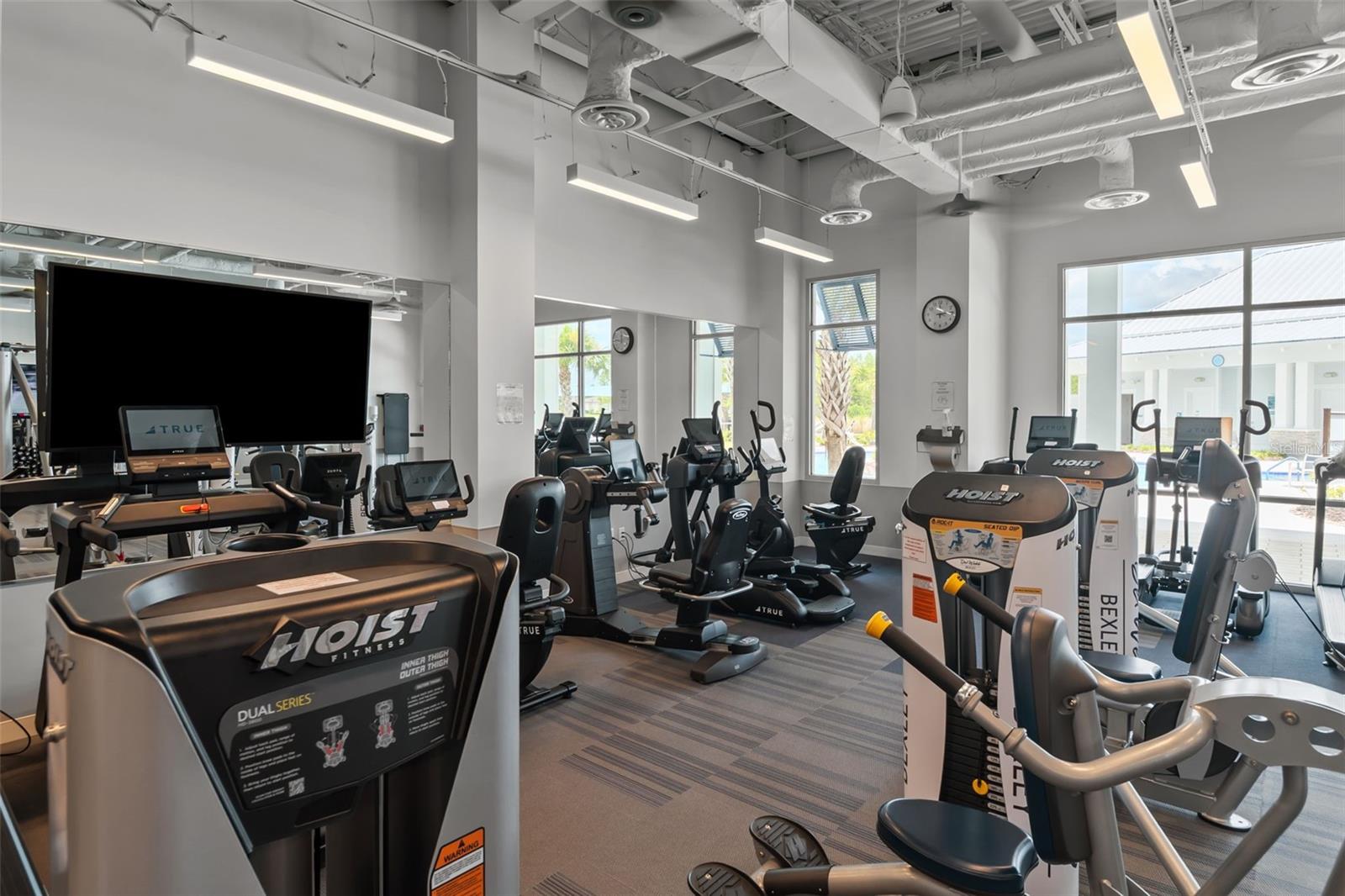 Fully equipped gym with everything you need.