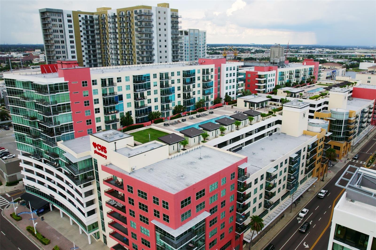 Unit is 9 fls up to pool then 3 more floors to 12th!!