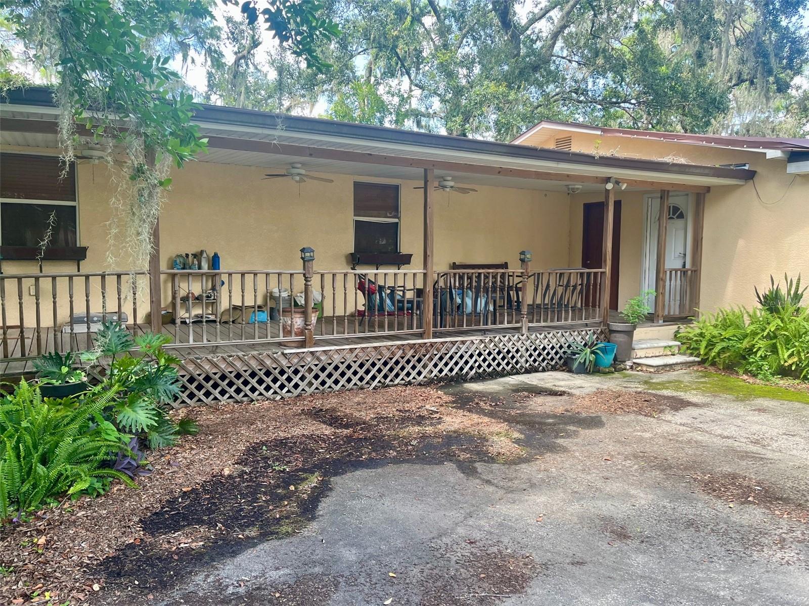 Two separate entrances, but you can reconfigure with beautiful French doors!