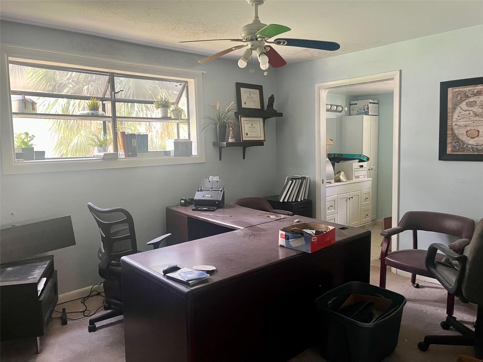 Bedroom 2 (used as an office) also has an ensuite bathroom